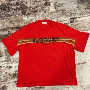 Men’s Lanvin Red T-shirt size XL